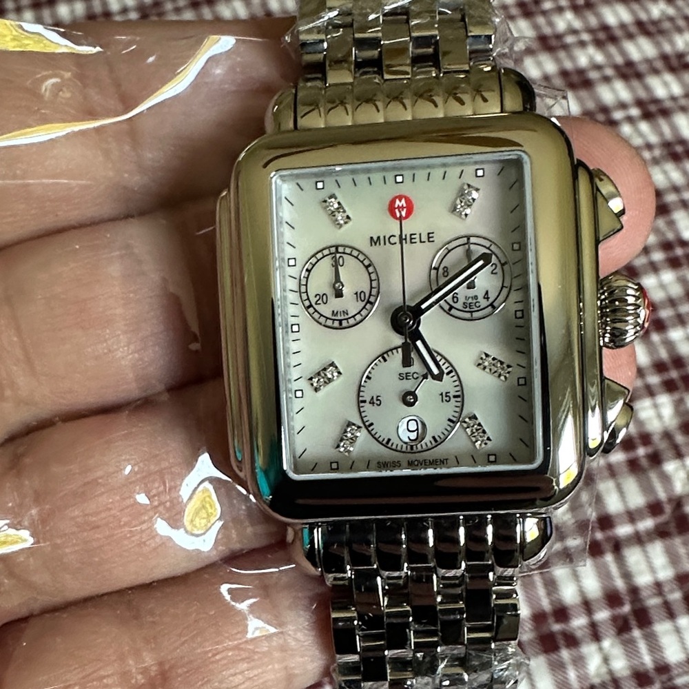 Flash Sale 🌺 Never Worn Michele Deco Chronograph Watch🌺